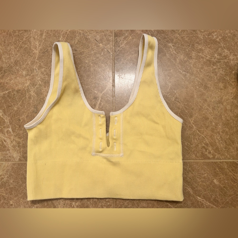 🌹5 for $50🌹Urban Outfitters Yellow Ribbed Bralette